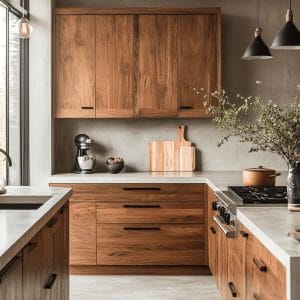 Tủ bếp gỗ đặt theo yêu cầu