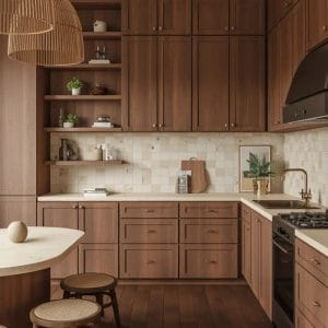 Tủ bếp gỗ đẹp