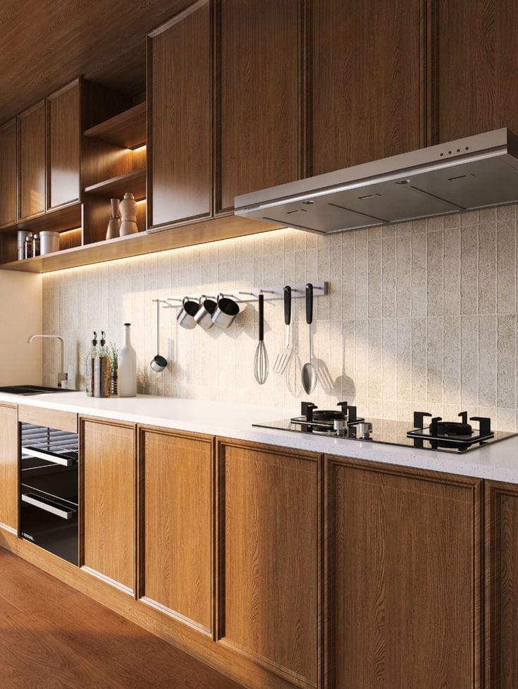 Tủ bếp gỗ đẹp