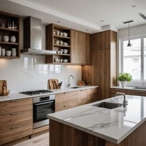 Tủ bếp gỗ đẹp giá tốt