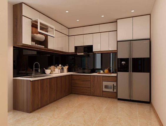 Thiết kế tủ bếp công nghiệp hiện đại, đẹp, chất lượng