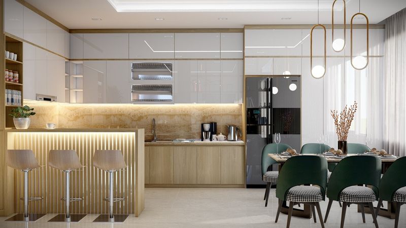 Tủ bếp MDF cao cấp chống ẩm