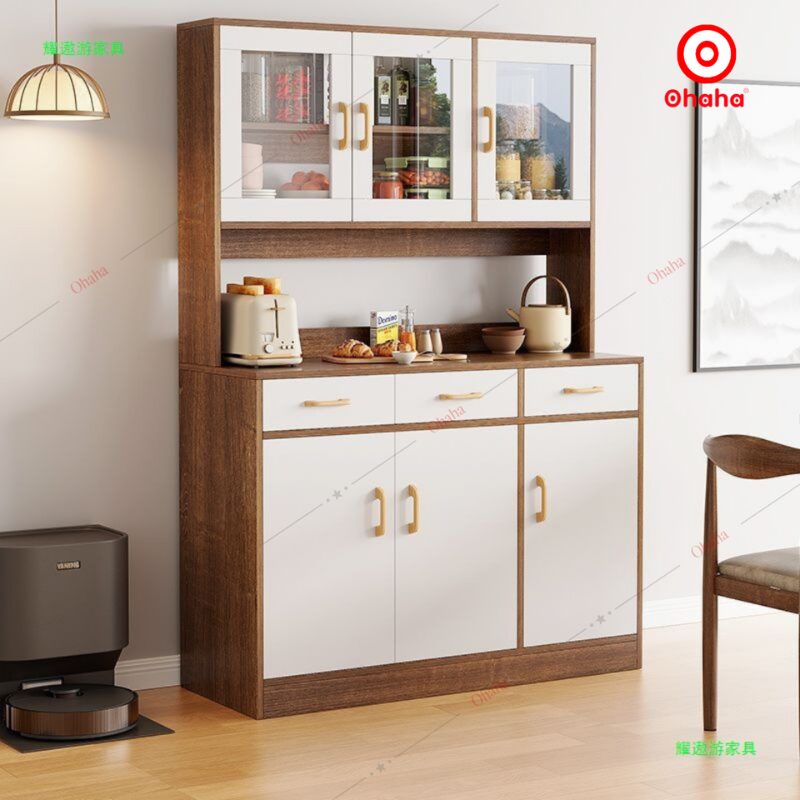 Tủ bếp MDF màu xanh chống ẩm
