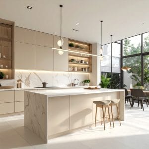 Tủ bếp hiện đại cho chung cư