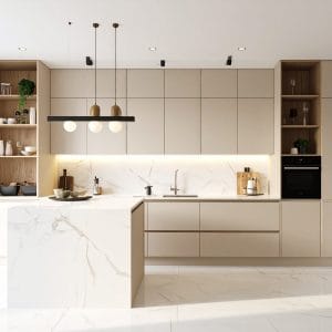 Tủ bếp hiện đại cho chung cư