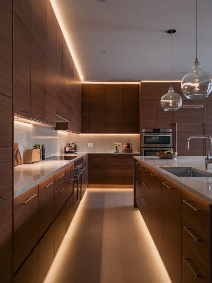 Tủ bếp hiện đại tiện nghi