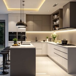 Tủ bếp hiện đại tiện nghi