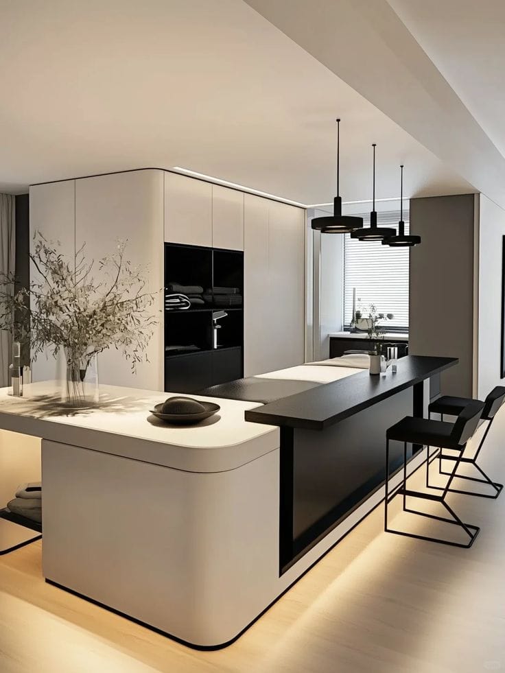 Tủ bếp hiện đại tiện nghi