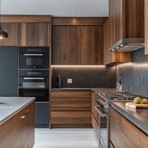 Tủ bếp kịch trần