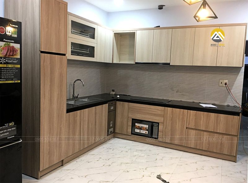 Tủ bếp Acrylic An Cường