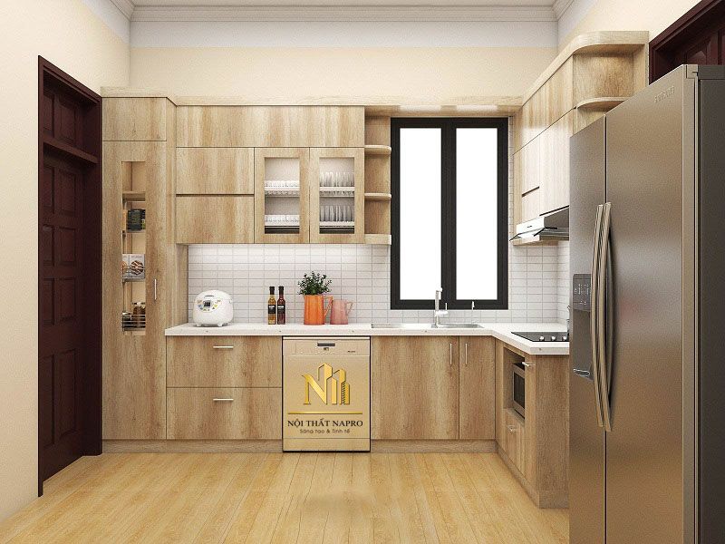 Tủ bếp melamine