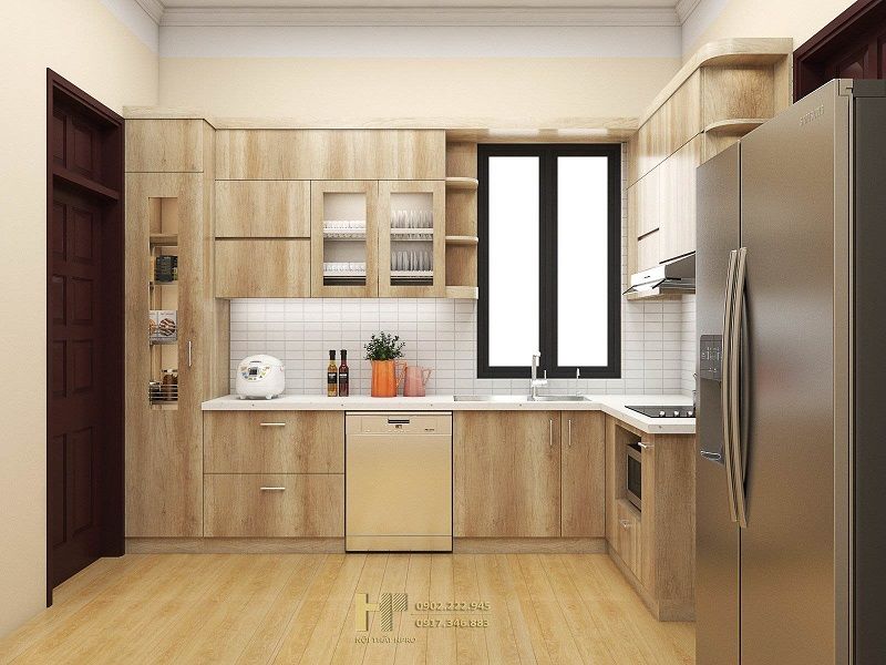 Tủ bếp melamine tbm07-11