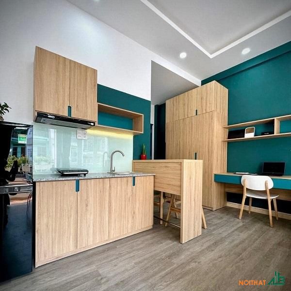 Tủ bếp mini cho căn hộ