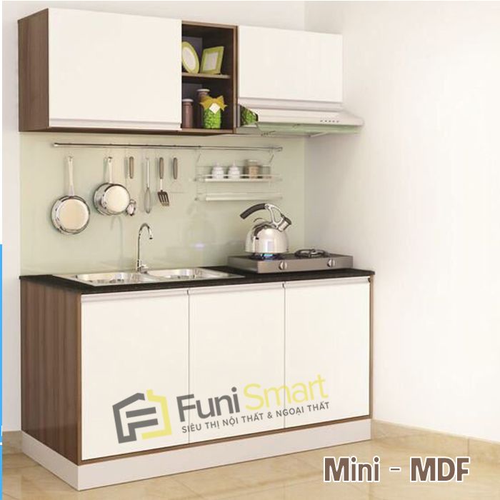 Tủ bếp mini MDF đẹp