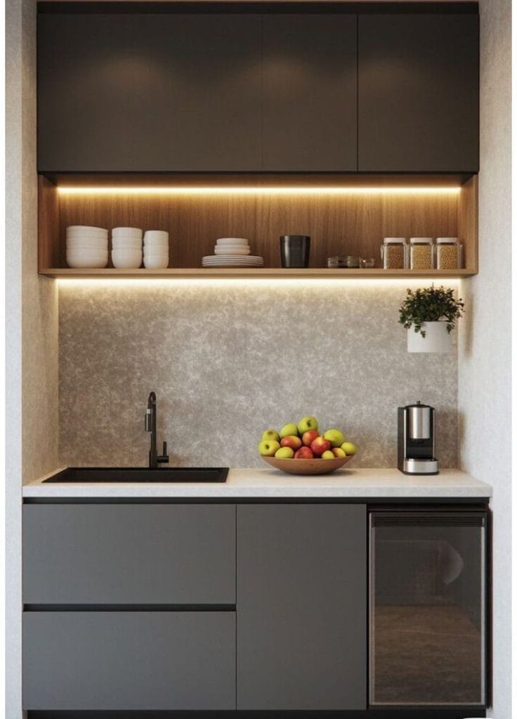 Tủ bếp nhỏ gọn