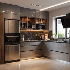 Tủ bếp phong cách hiện đại