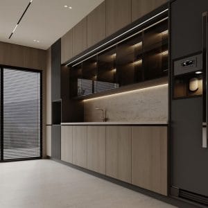 Tủ bếp sang trọng