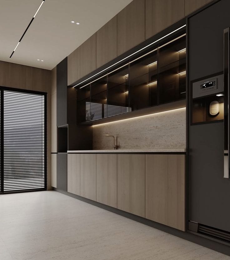 Tủ bếp sang trọng