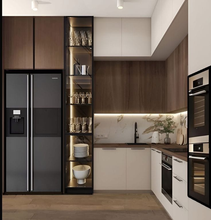 Tủ bếp sang trọng