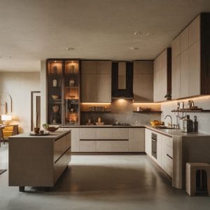 Tủ bếp thẩm mỹ cao