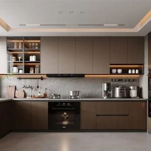 Tủ bếp thẩm mỹ cao