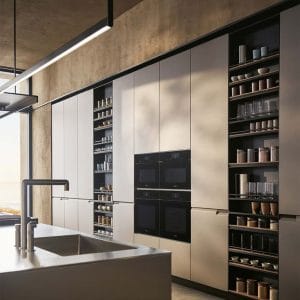 Tủ bếp thiết kế thông minh