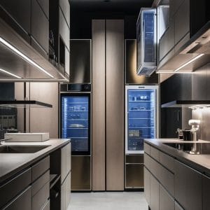 Tủ bếp thiết kế thông minh