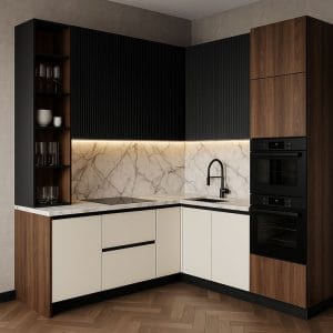 Tủ bếp tối ưu không gian