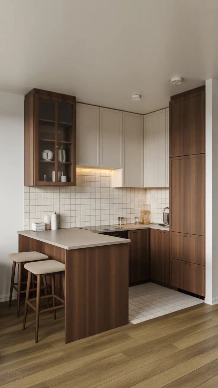 Tủ bếp tối ưu không gian nhỏ