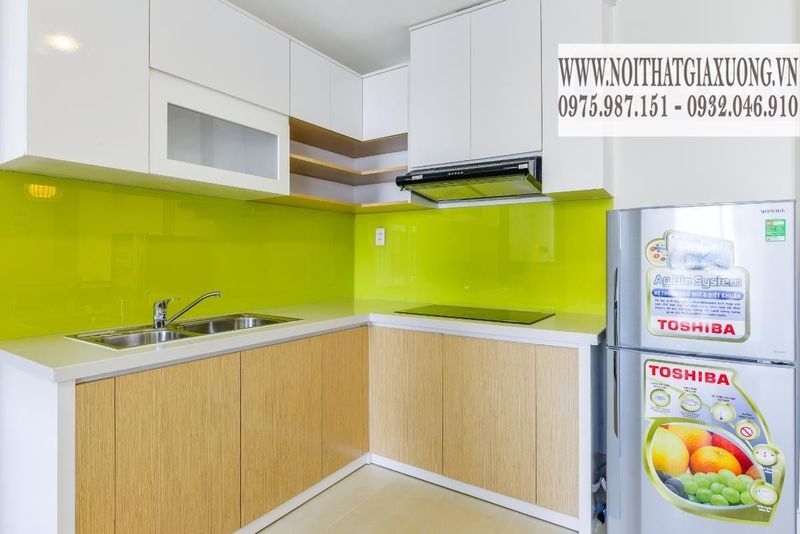 Tủ bếp MDF hiện đại