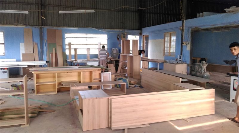 Xưởng mộc làm tủ bếp gỗ giá rẻ ở Thủ Đức