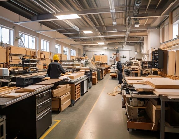 Xưởng sản xuất tủ bếp