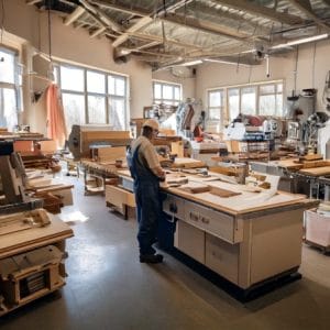 Xưởng sản xuất tủ bếp